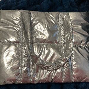 Bath & Body Works Silver Tote Bag